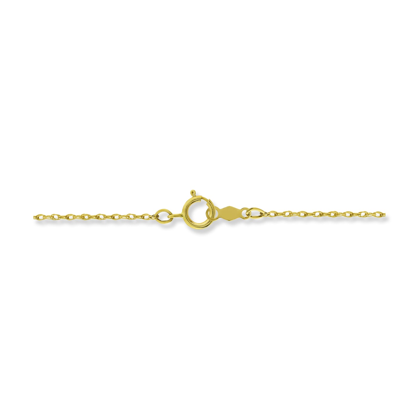 Belantina 1/5 Carat Diamond Lock Pendant Necklace for Women in 14k Gold