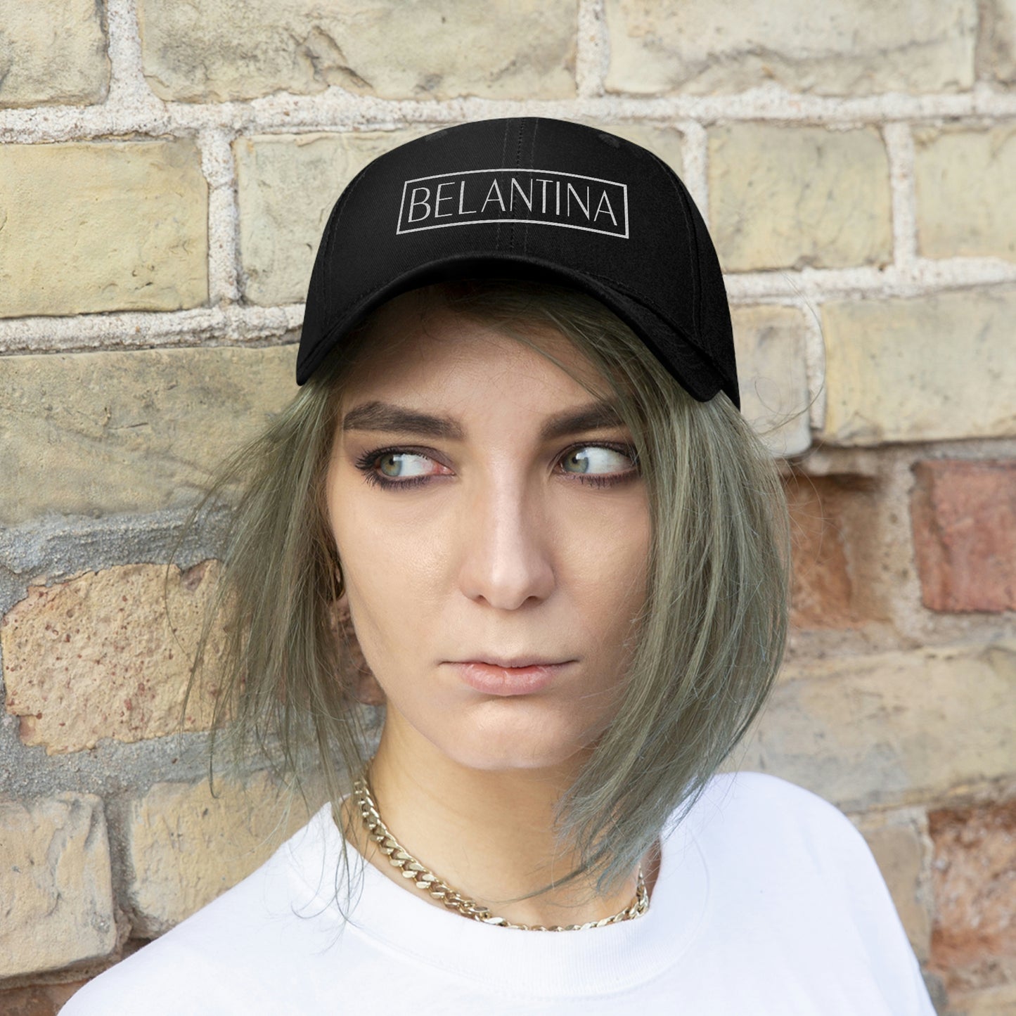 Belantina Twill Baseball Hat With Curved Brim For Everyone (Embroidered)
