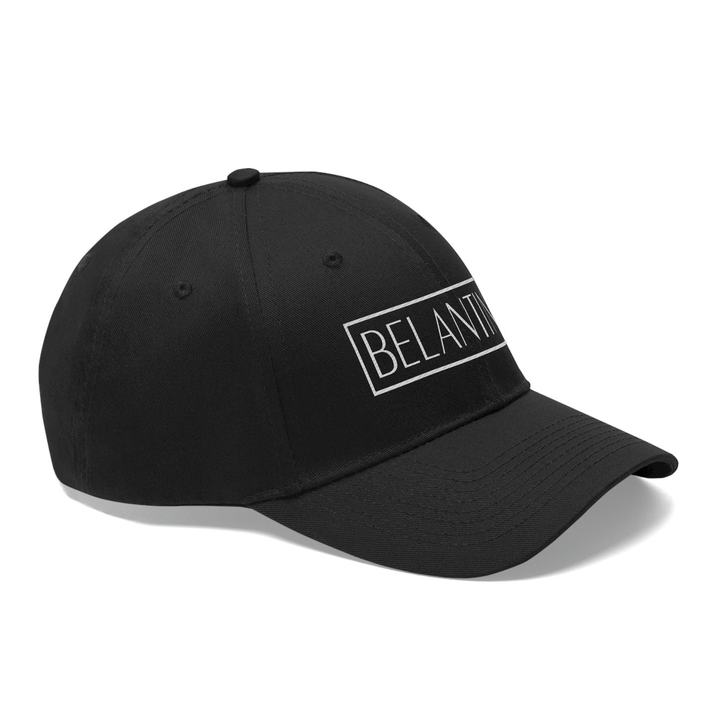 Belantina Twill Baseball Hat With Curved Brim For Everyone (Embroidered)