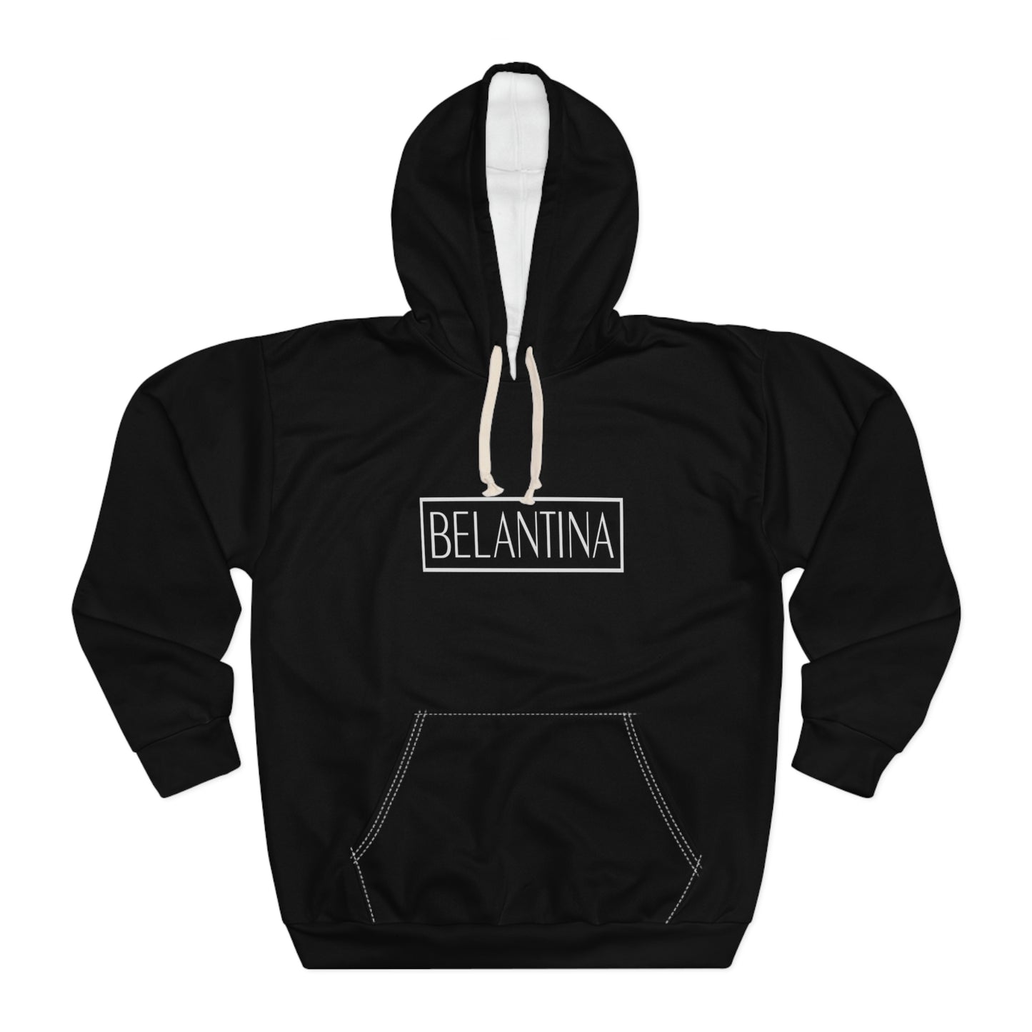 Belantina Super Comfy Black Pullover Hoodie