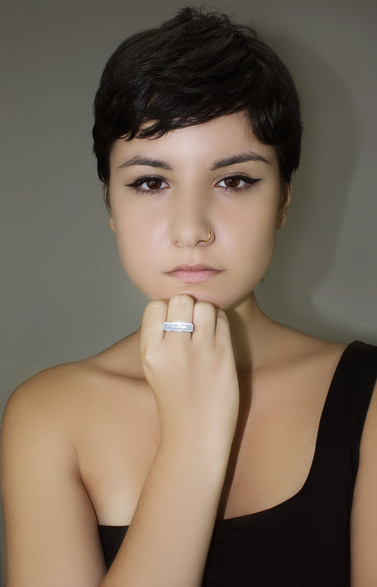 Belantina Diamond Pave Signet Ring