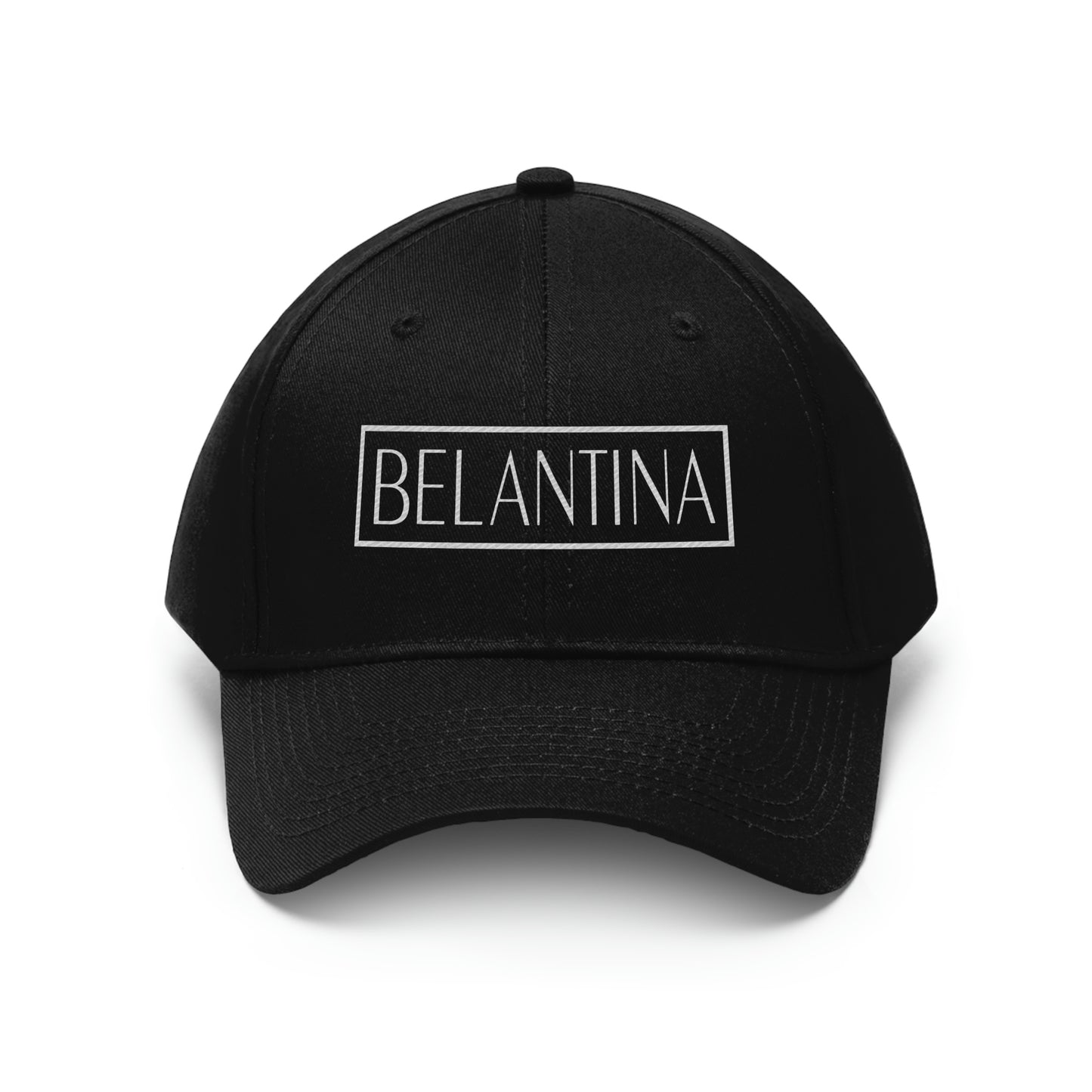 Belantina Twill Baseball Hat With Curved Brim For Everyone (Embroidered)