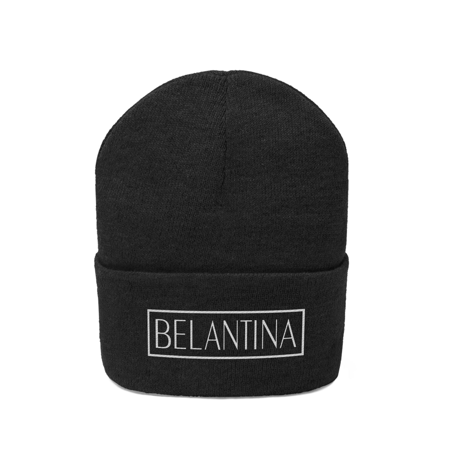 Belantina Knit Beanie (Embroidered)