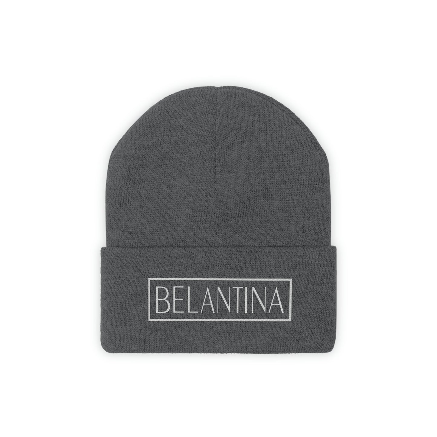 Belantina Knit Beanie (Embroidered)