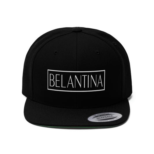 Belantina Unisex Flat Bill Hat (Embroidered)